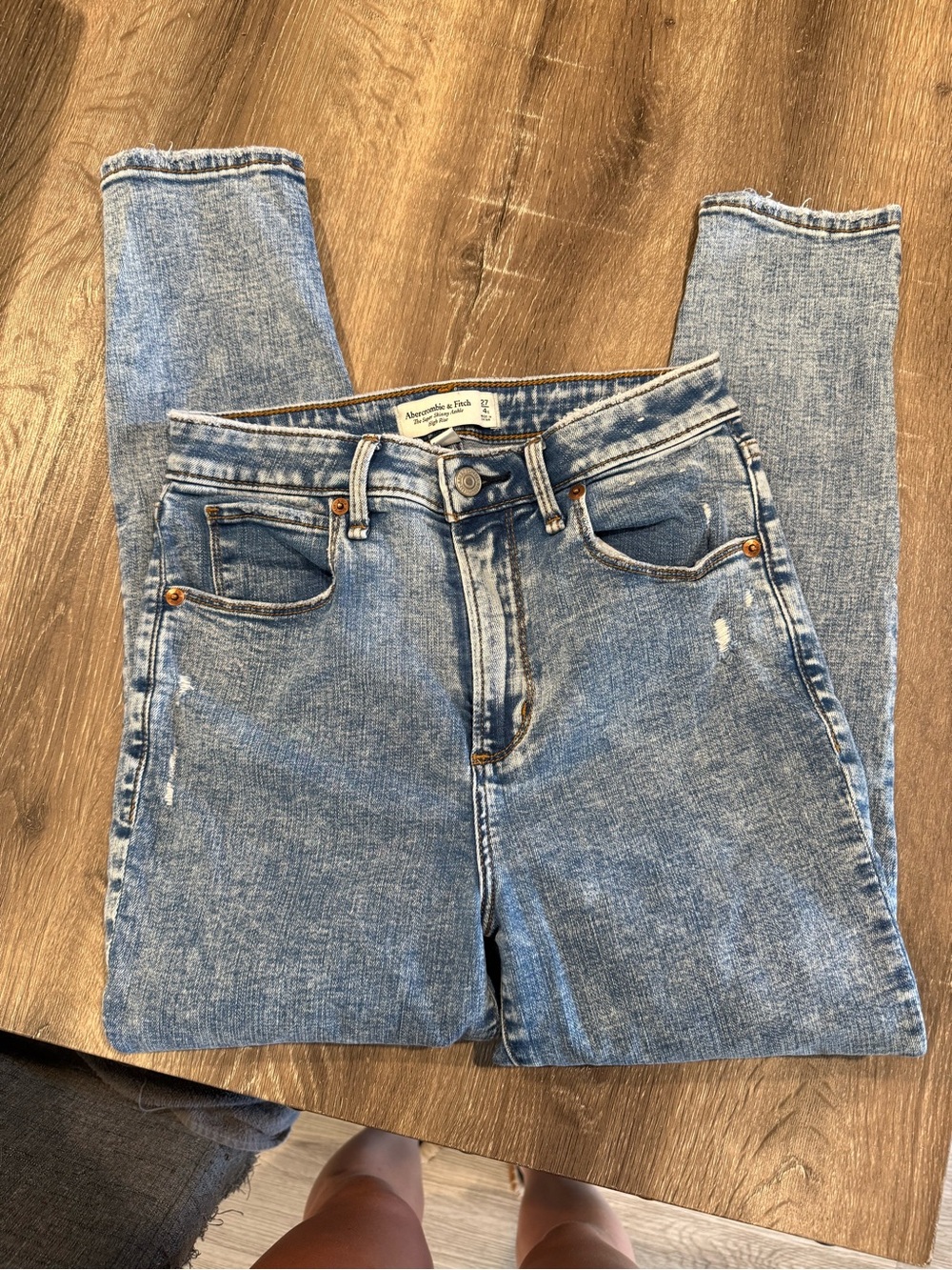 Abercrombie & Fitch Light Blue Skinny Jeans